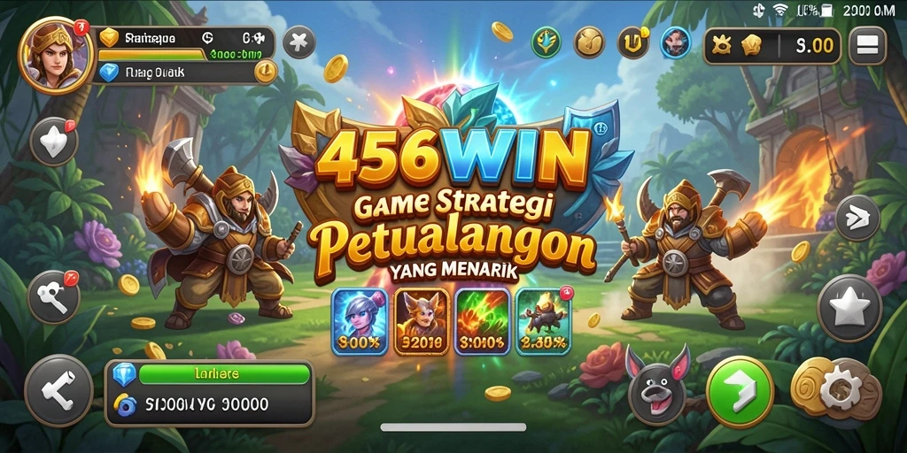 Tangkapan layar utama menunjukkan aksi strategis dalam 456WIN.