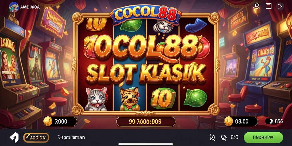 Tampilan gameplay menarik dari COCOL88 dengan berbagai tema Slot.
