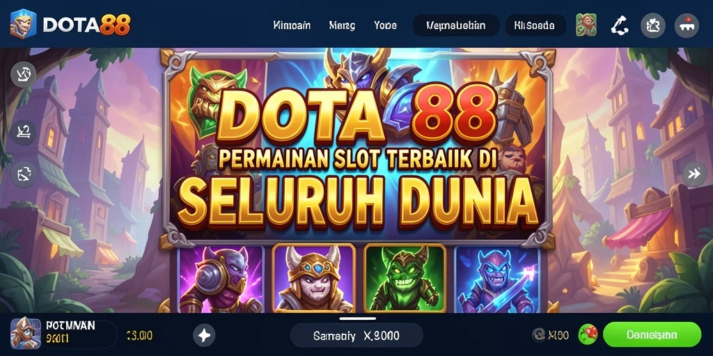 Screenshot utama DOTA88 menampilkan gameplay slot yang menakjubkan.