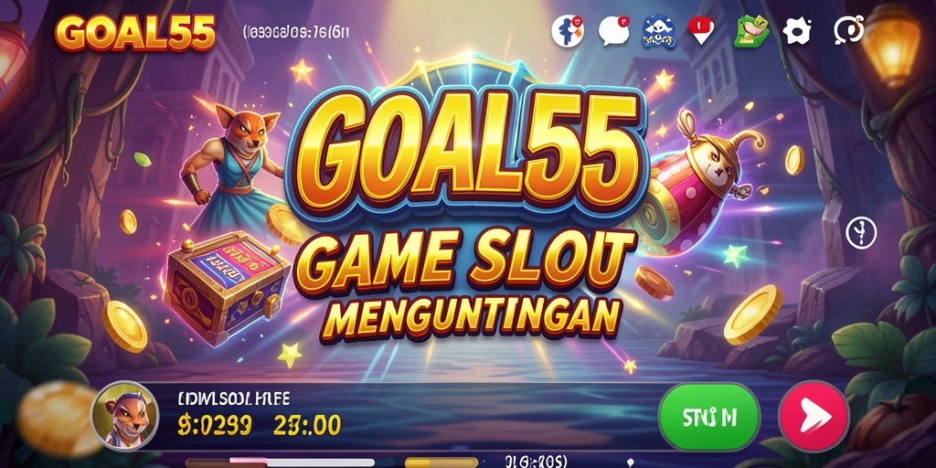 Screenshot gameplay GOAL55 yang memperlihatkan keseruan permainan Slot.