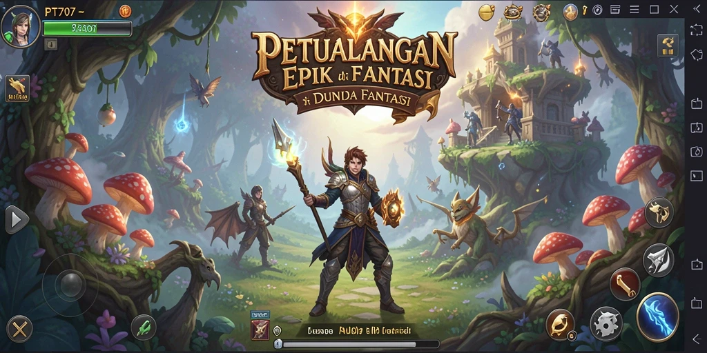 Tangkapan layar yang menunjukkan aksi pertarungan seru di PT707.