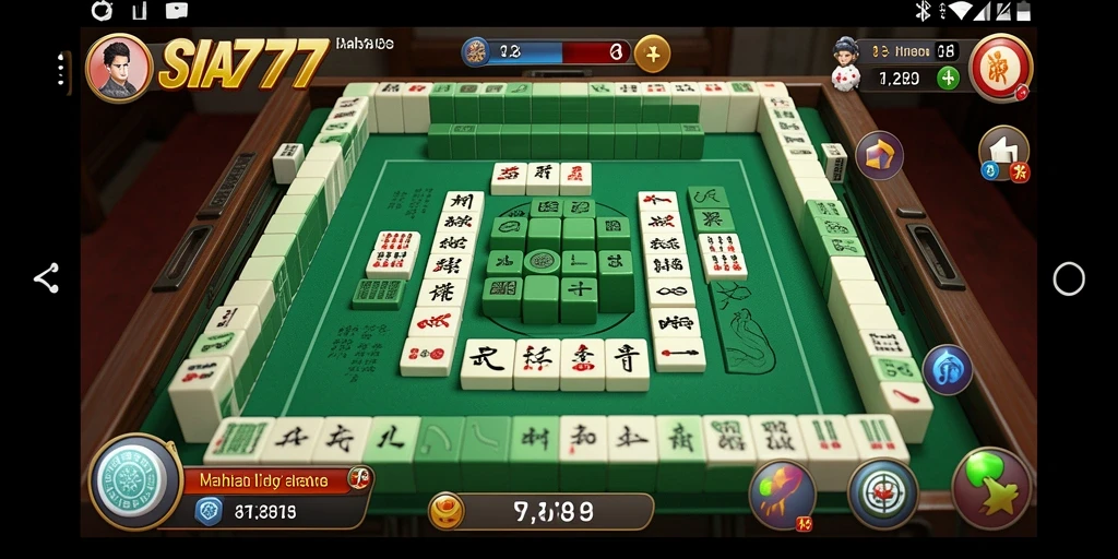 Screenshot SIA777 menunjukkan gameplay Mahjong yang seru dan penuh strategi.