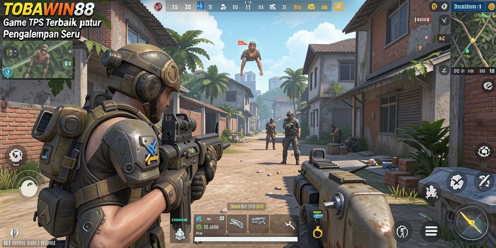 Tampilan screenshot game TPS TOBAWIN88 yang menegangkan.