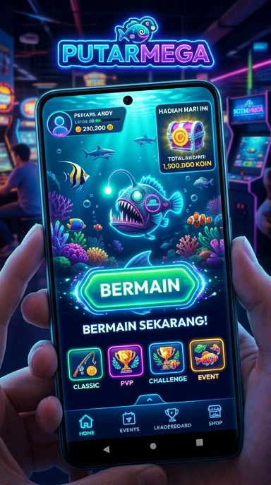 Proses unduh aplikasi yang cepat dan mudah di putarmega.